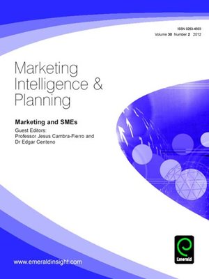 cover image of Marketing Intelligence & Planning, Volume 30, Issue 2